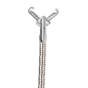 Pinça de Apreensão Dente de Rato Jacaré Descartável 2,3mm x 180cm - Medika