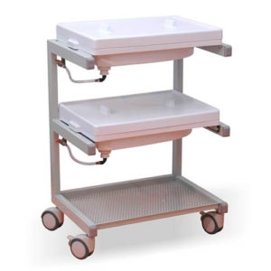 Carro de Desinfecção de Endoscópios Duplo - Cardinal